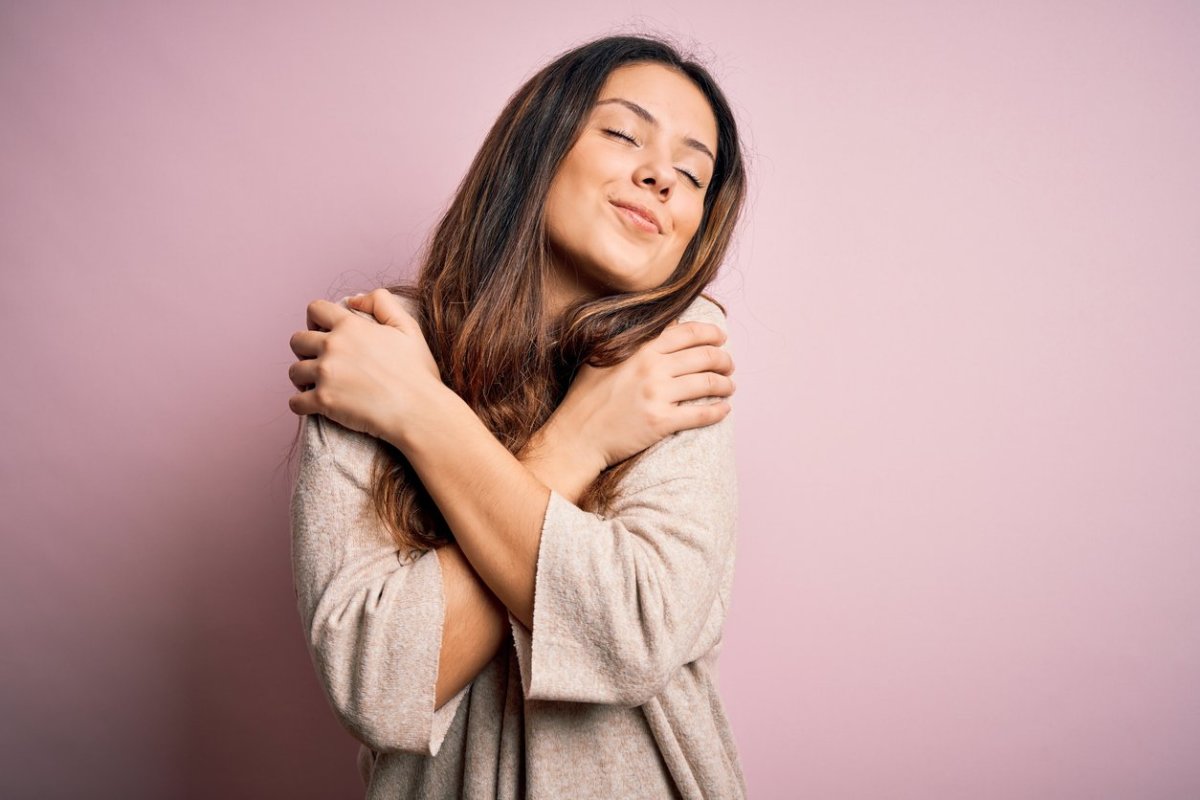 woman rediscovering self-esteem
